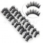 假睫毛厂家批发浓密双层睫毛10对装睫毛流行美妆工具007 多款式